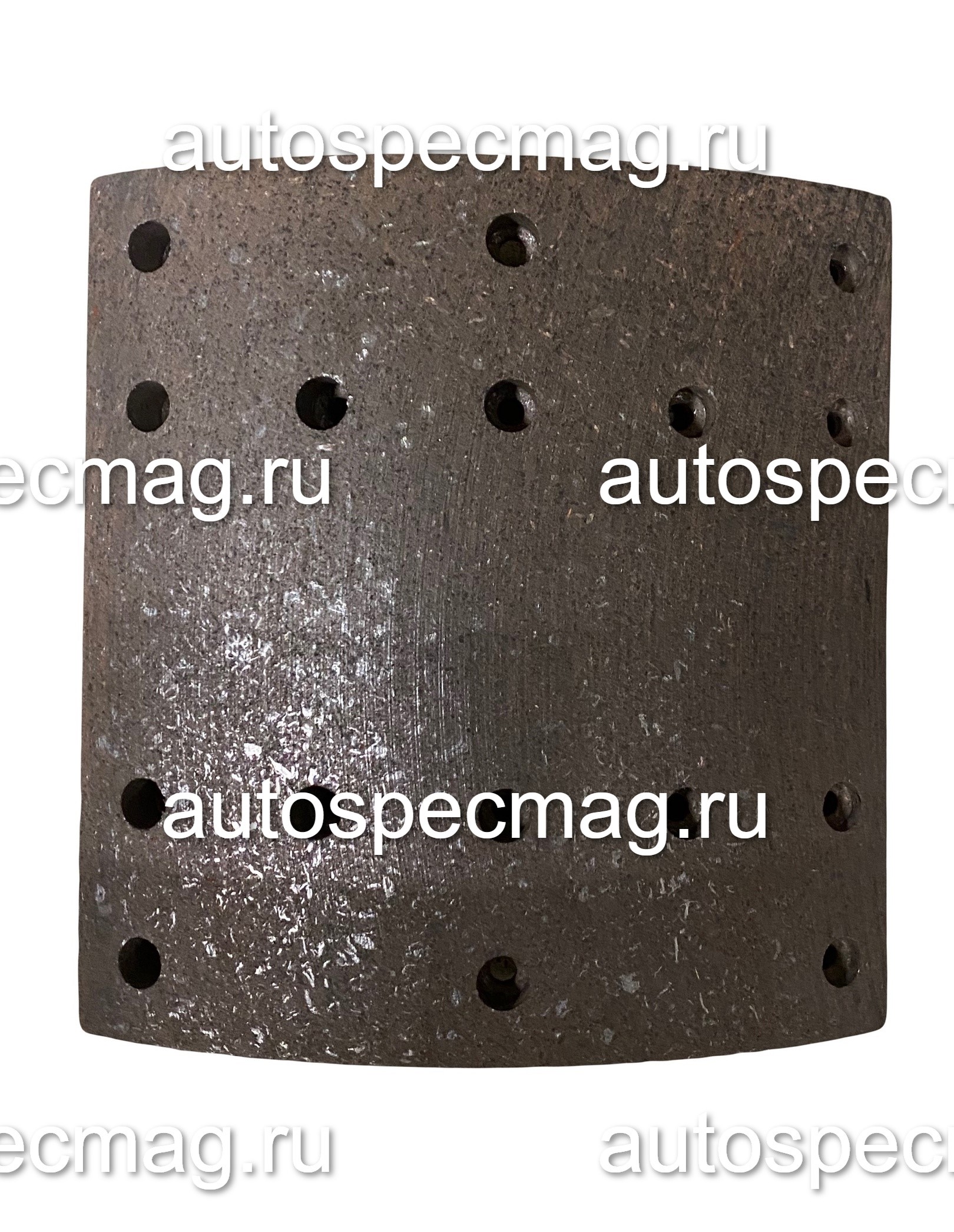 Накладка тормозная задняя, FAW, (230х220х10-19 16 отв.), нижняя, qinyan