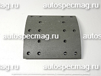 Накладка тормозная задняя, FAW, (230х220х10/19 16 отв.), нижняя, qinyan.